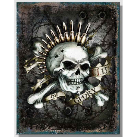 Plaque metal TBD alchemy glory