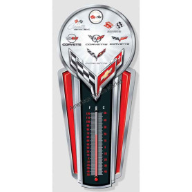 Thermometer corvette logo