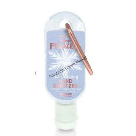 Frozen hand sanitizer snowflake