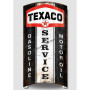 Plaque metal rolled texaco