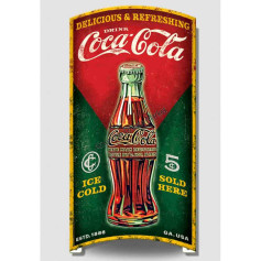Plaque metal rolled coke