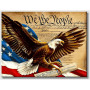 Plaque metal small eagle