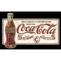 Plaque metal large coke 5 cents