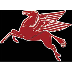 Plaque metal large mobil pegasus