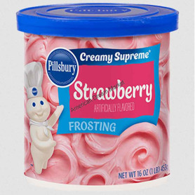 Pillsbury strawberry frosting