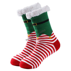 Christmas cozy socks elf kids
