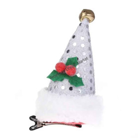 Christmas hair clip hat