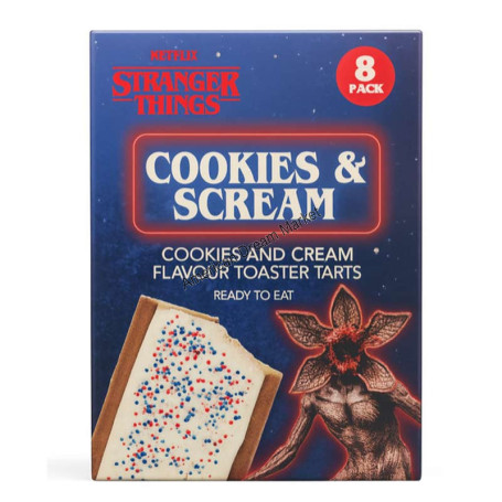 Toaster tarts stranger things cookies and scream