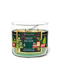 BBW bougie fresh balsam