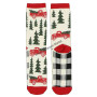 Socks truck plaid M