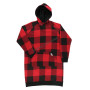 Lazy one red plaid sleep hoodie 2XL 3XL