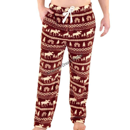 Lazy one cabin fleece pants L