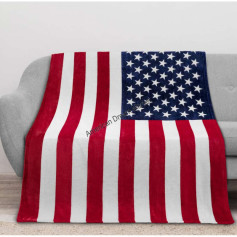 Pavilia throw blanket american flag