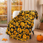 Pavilia throw blanket pumpkin