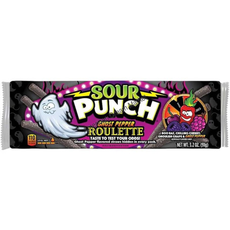 Sour punch ghost pepper roulette