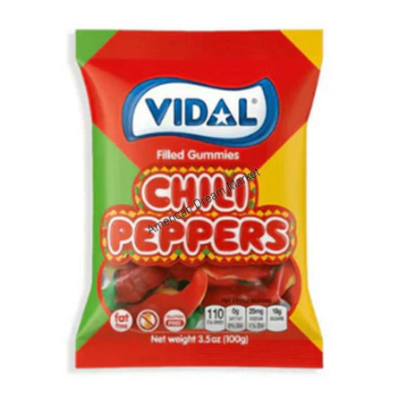 Vidal gummi chili peppers