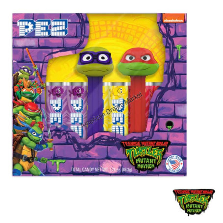 Pez gift set TMNT donatello and raphael