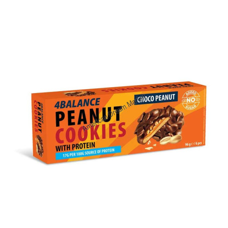 Peanut cookie protein choco peanut