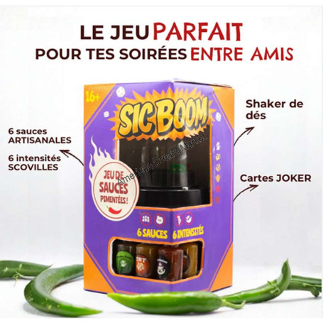 Sic boom jeu de sauces pimentees