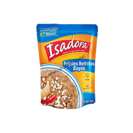 Isadora frigoles refritos bayos
