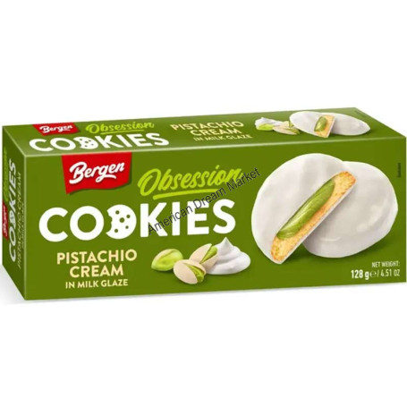 Bergen cookies pistachio white