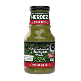 Herdez salsa tatemada y martajada verde 240g