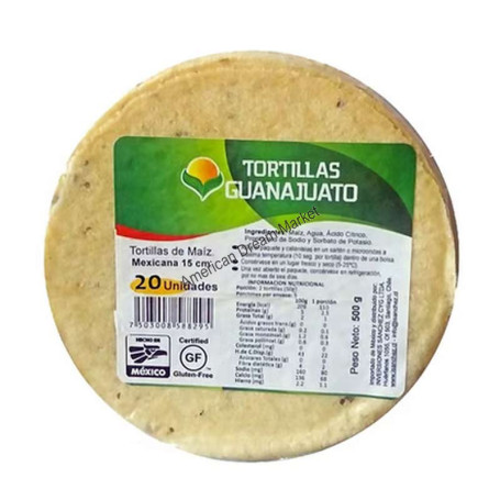 Tortillas guanajuato 15CM