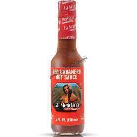 La meridina hot sauce red habanero