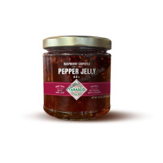 Tabasco raspberry chiptole pepper jelly