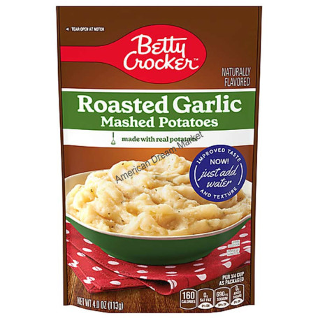 Betty crocker roasted garlic mashed potatoes