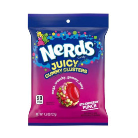 Nerds gummy clusters juicy strawberry punch