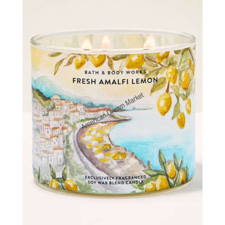 BBW bougie fresh amalfi lemon