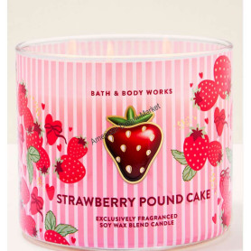 BBW bougie strawberry pound cake
