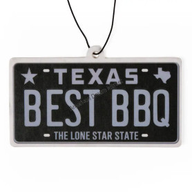 Fresh fresheners texas bbq license plate