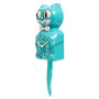 Kit cat klock vibrant blue turquoise