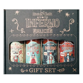 Mic s chilli hot sauce inferno gift set