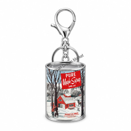 Maple can keychain
