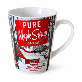 Ceramic mug maple