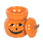 Stacked pumpkin oil and wax melt burner