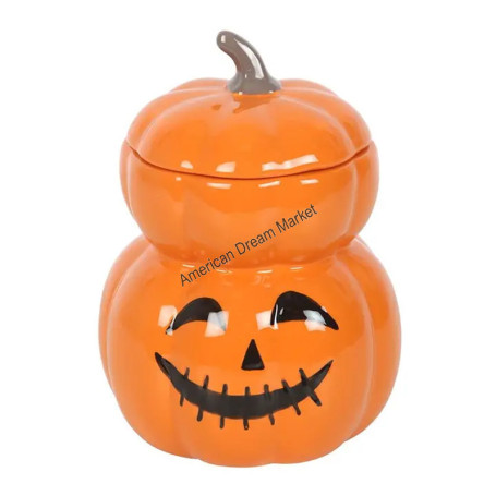 Stacked pumpkin oil and wax melt burner