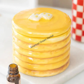 Pancake stack creamic oil and wax warmer