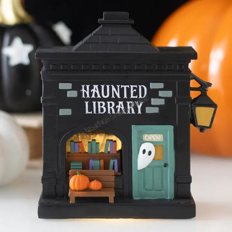 Deco led haunted library