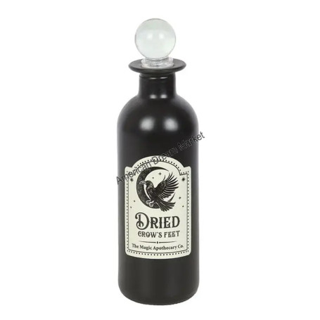 Deco bouteille potion dried crow s feet