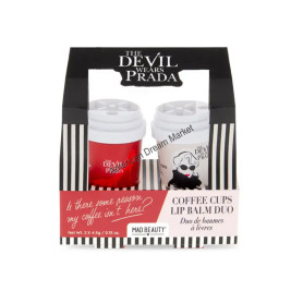 Devil wears prada coffee cups lip balm duo