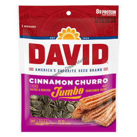 David sunflower seeds cinnamon churro