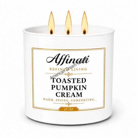 Affinati candle 17oz toasted pumpkin cream