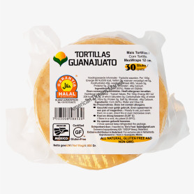Tortillas guanajuato 12CM white corn