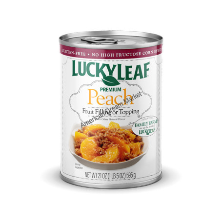 Lucky leaf pie filling premium peach