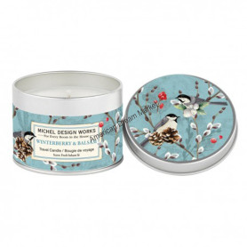 MDW travel candle winterberry and balsam