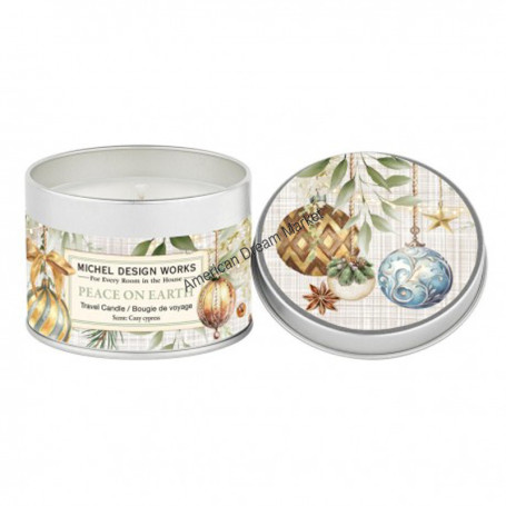 MDW travel candle peace on earth